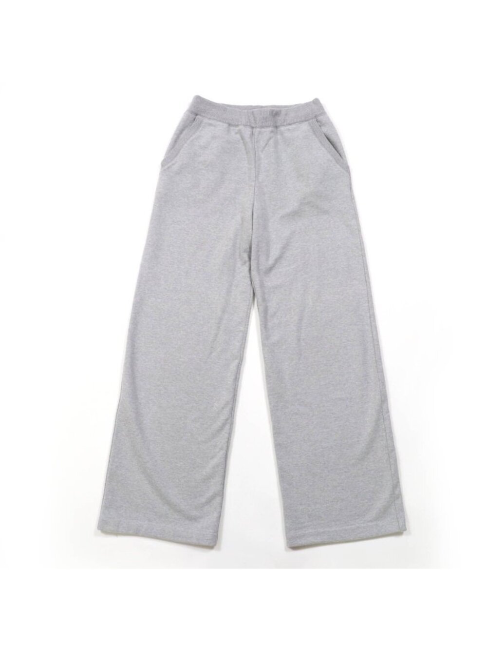 Miu Miu Cotton 100% Logo Fleece Sweatpants Gray Pants 40